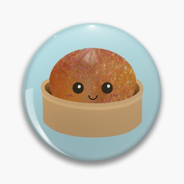 Item preview, orange glitter dumpling squishy designed and sold by MoTaraDesigns.