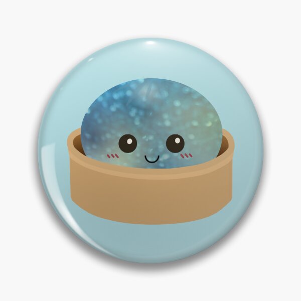 Item preview, blue glitter dumpling squishy designed and sold by MoTaraDesigns.