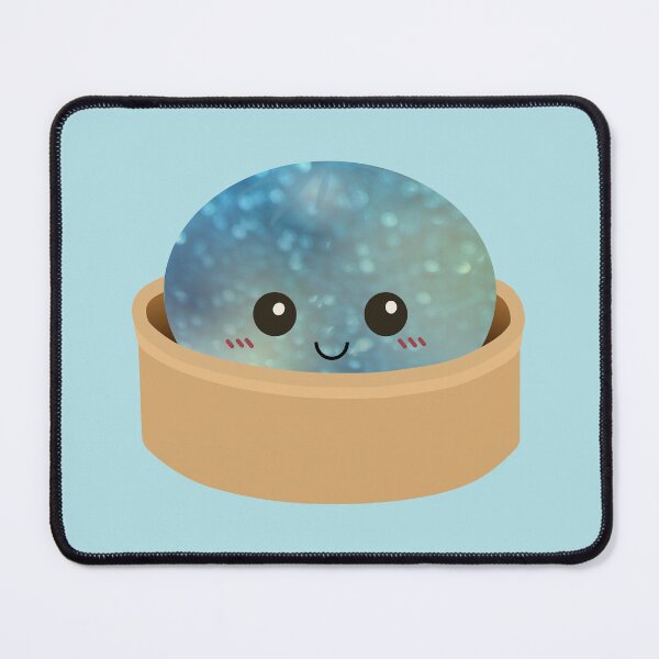 Item preview, blue glitter dumpling squishy designed and sold by MoTaraDesigns.