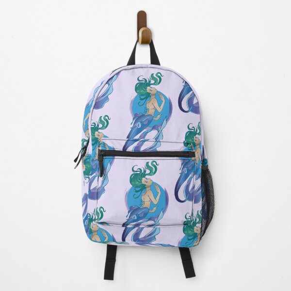 Item preview, Blue mermaid illustration designed and sold by Konopikyu.