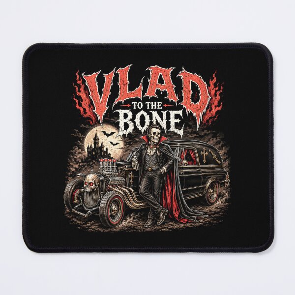 Item preview, VLAD TO THE BONE – Graveyard Hot Rod designed and sold by WheelieGdArt.