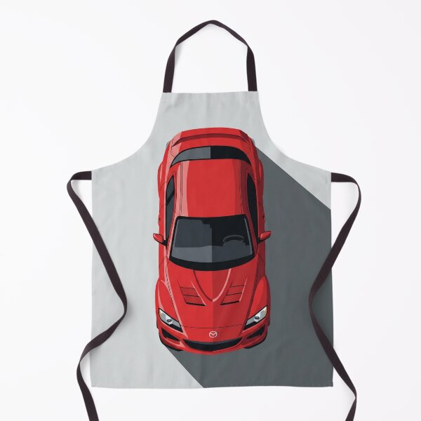 Item preview, Classic Mazda RX-8 Red Rotary JDM Top View Vector Illustration designed and sold by Motorline44.