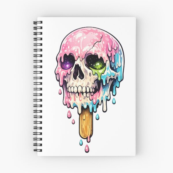 Item preview, Skull Popsicle Melt – Summer Horror Art   designed and sold by katze.