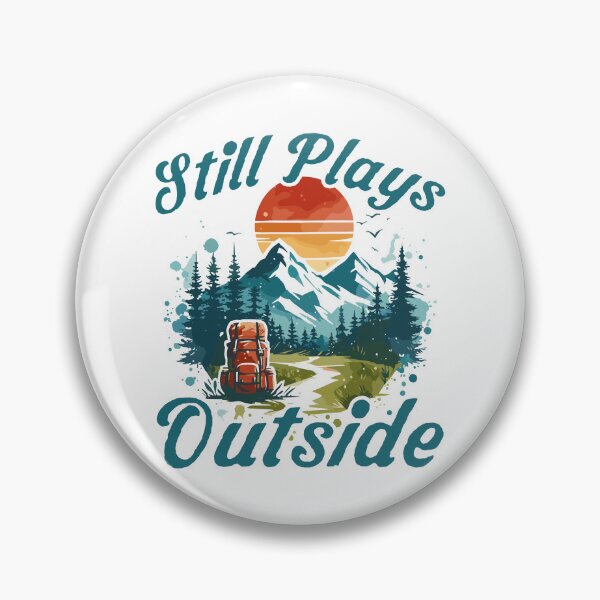 Artikelvorschau, Stills Plays Outside Watercolor Mountain Hiking Adventure entworfen und verkauft von Dmetalx Art Apparel.