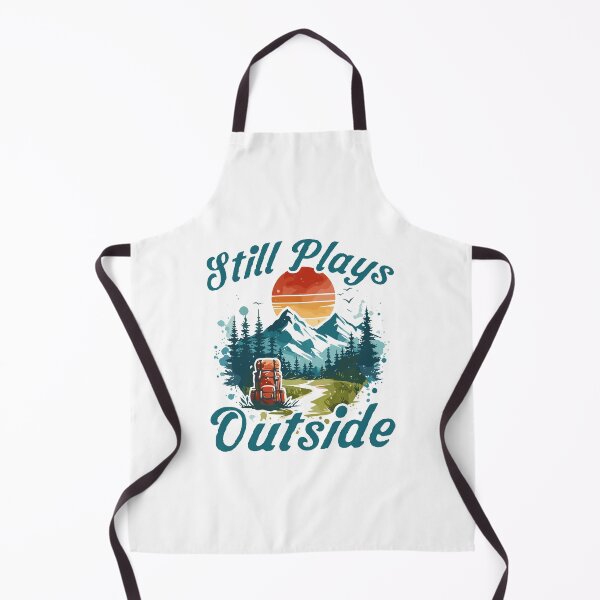 Item preview, Still Plays Outside Watercolor Mountain Hiking Adventure designed and sold by Dmetalx Art Apparel.