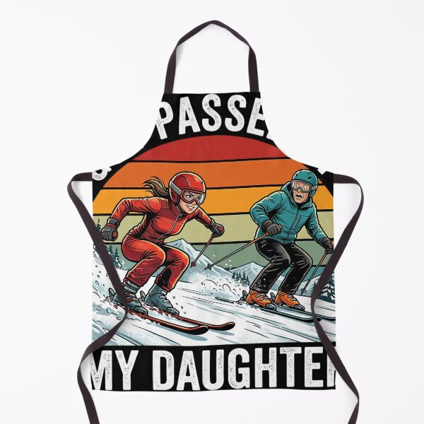 Item preview, Funny Skiing - Got Passed by My Daughter designed and sold by CutOutIdols.