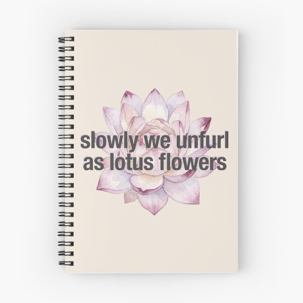 Item preview, lotus flowers / radiohead / indie romance lyrics designed and sold by MoTaraDesigns.
