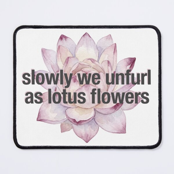 Item preview, lotus flowers / radiohead / indie romance lyrics designed and sold by MoTaraDesigns.