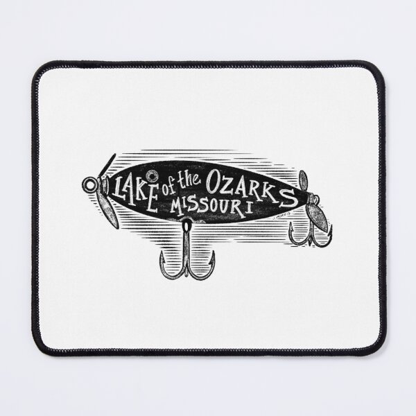 Item preview, Lake of the Ozarks fishing lure.  designed and sold by John Morris Illustration.