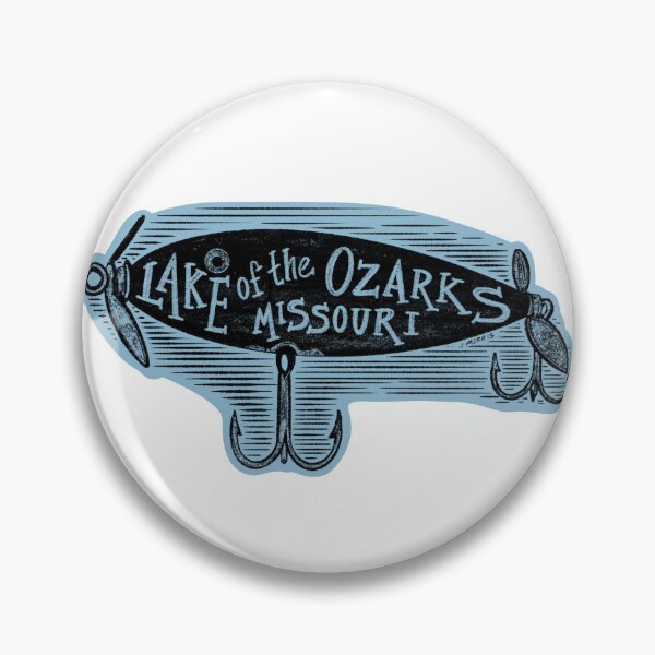Item preview, Copy of Lake of the Ozarks fishing lure.  designed and sold by John Morris Illustration.