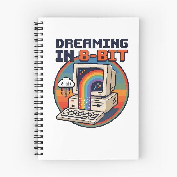 Item preview, Dreaming in 8 Bit Retro Computer Art designed and sold by PrimePrintLab.