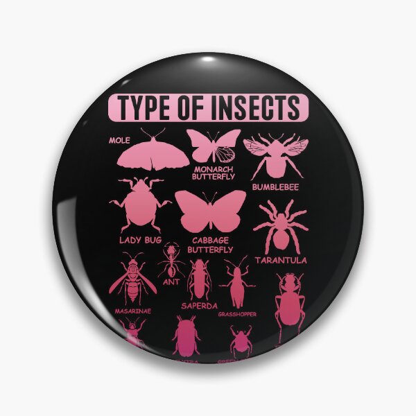 Item preview, Type Of Insects Entomology Bug Lover Nature Enthusiast designed and sold by PopStars1993.