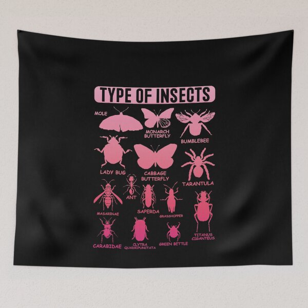 Item preview, Type Of Insects Entomology Bug Lover Nature Enthusiast designed and sold by PopStars1993.
