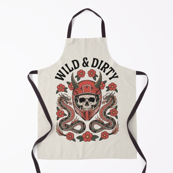 Item preview, Racing Helmet - Motocross - BMX - Lawnmower - Wild & Dirty Tattoo designed and sold by RaceDayRags.