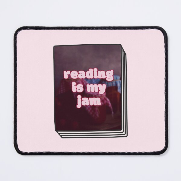 Item preview, reading is my jam for reading lovers designed and sold by MoTaraDesigns.