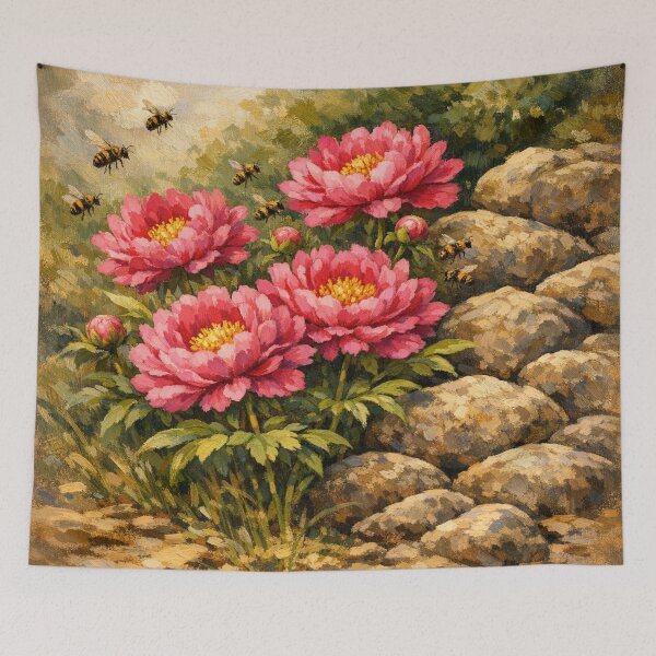 Item preview, Pink Peonies in Morning Light designed and sold by TinCatOutPost.
