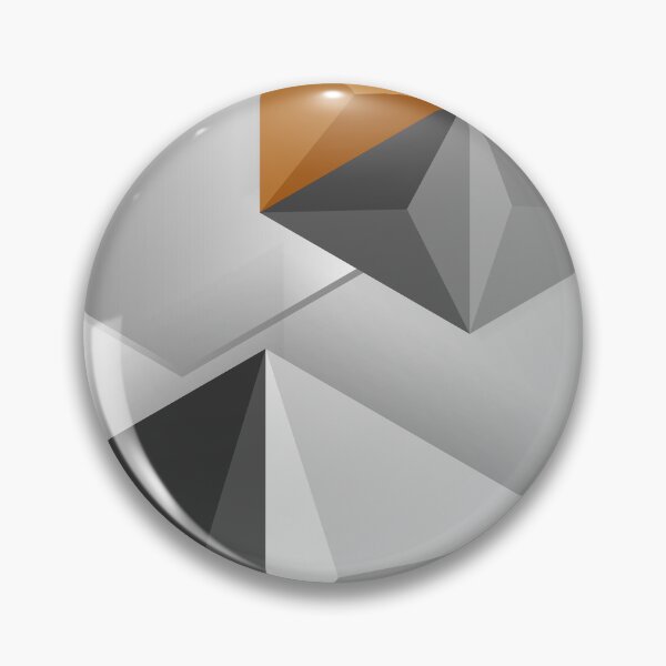 Item preview, Geometric Architectural Abstract In Caramel-Brown, Dove Gray  designed and sold by DEC02.