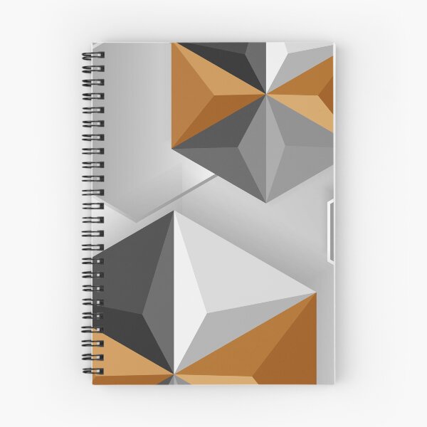 Item preview, Geometric Architectural Abstract In Caramel-Brown, Dove Gray  designed and sold by DEC02.