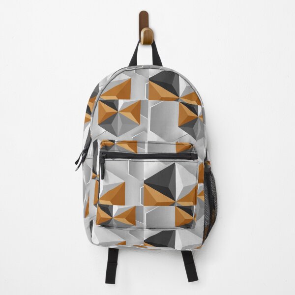 Item preview, Geometric Architectural Abstract In Caramel-Brown, Dove Gray  designed and sold by DEC02.