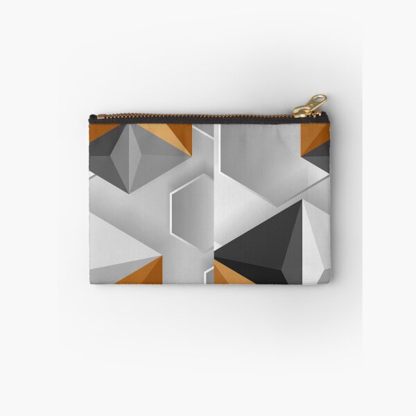 Item preview, Geometric Architectural Abstract In Caramel-Brown, Dove Gray  designed and sold by DEC02.