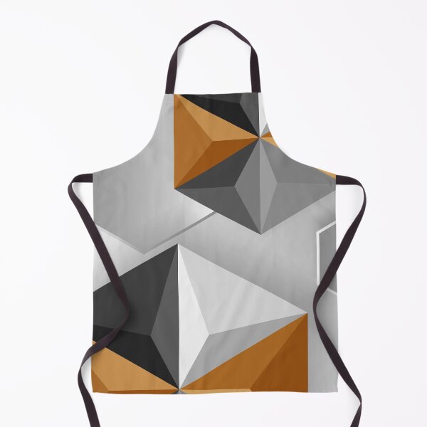 Item preview, Geometric Architectural Abstract In Caramel-Brown, Dove Gray  designed and sold by DEC02.