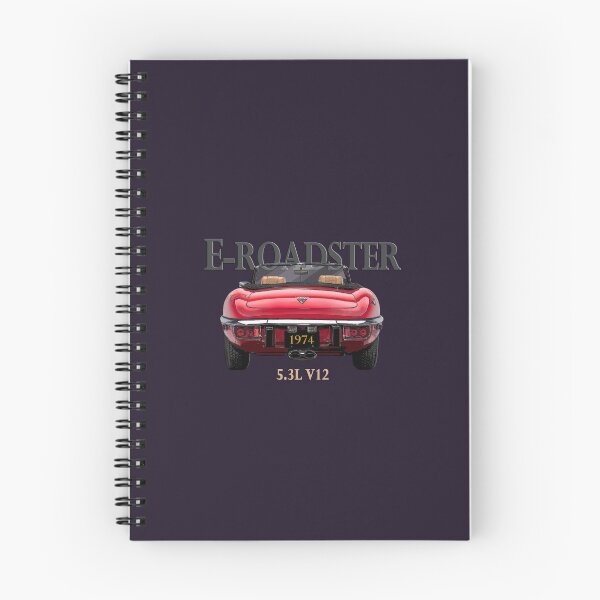 Item preview, VINTAGE 1974 E ROADSTER SPORTS CAR CONVERTIBLE, RED CAR ART designed and sold by classic car craze.