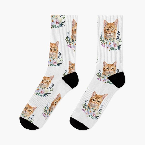 Item preview, Watercolor Ginger Cat designed and sold by Liededrom..