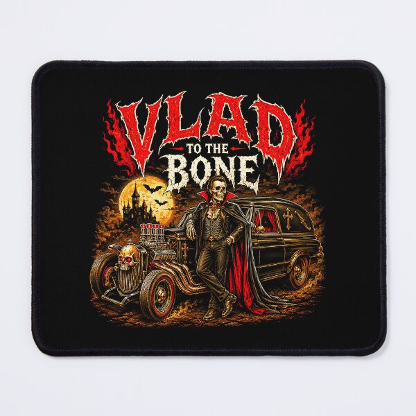 Item preview, VLAD TO THE BONE – Graveyard Hot Rod - HI-VIBES 60'S 70'S CLASSIC designed and sold by WheelieGdArt.