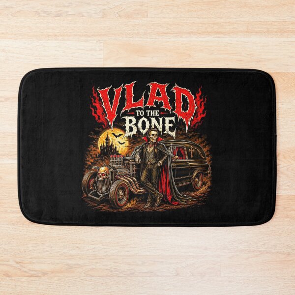 Item preview, VLAD TO THE BONE – Graveyard Hot Rod - HI-VIBES 60'S 70'S CLASSIC designed and sold by WheelieGdArt.