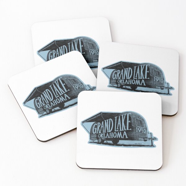 Item preview, Copy of Grand Lake Oklahoma Vintage Camper designed and sold by John Morris Illustration.