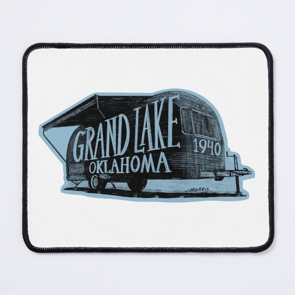 Item preview, Copy of Grand Lake Oklahoma Vintage Camper designed and sold by John Morris Illustration.