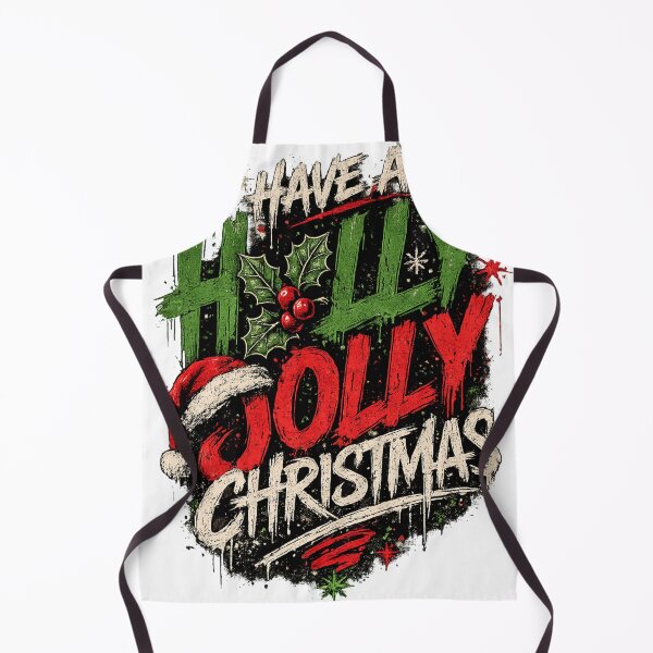 Item preview, Holly Jolly Christmas Grunge Typography Design designed and sold by ButterflyHolly Resource.