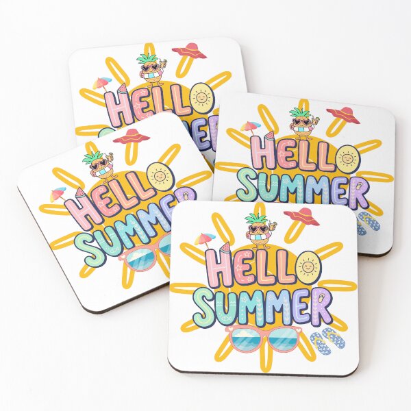 Item preview, Hello Summer Cute Pineapple Sunshine Design designed and sold by Fantacaroo Designs.