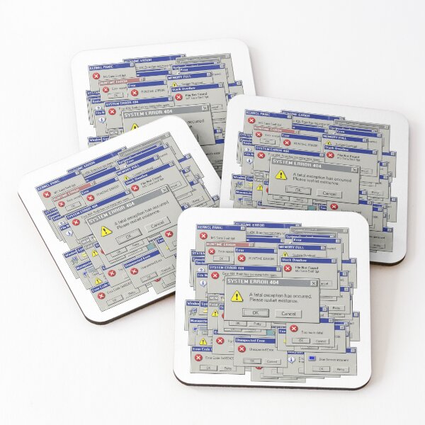 Item preview, My Brain Has Too Many Tabs Open Retro Windows Error designed and sold by Retro Mood Co.