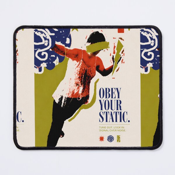 Item preview, Obey Your Static – Dark Anime Streetwear Poster designed and sold by Irysek.