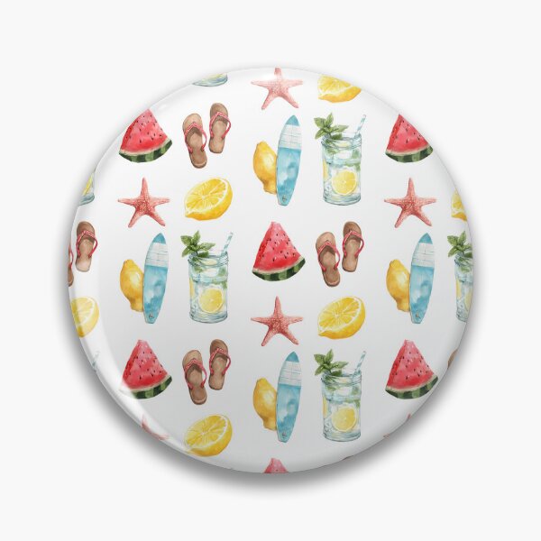 Item preview, Watercolor Summer Vibes Elements Sticker Pack designed and sold by jo-e-basta.
