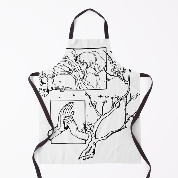Item preview, Romantic Black Line Illustration of Chihiro and Haku | Inspired by Spirited Away designed and sold by VickyUrsini.