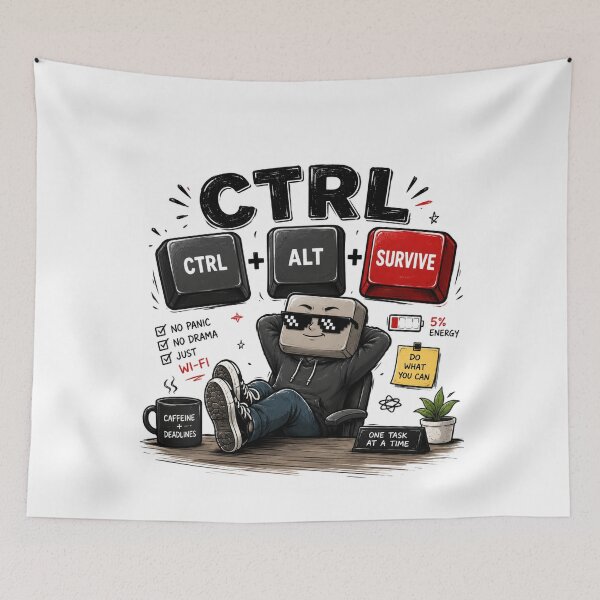 Item preview, CTRL+Alt+Survive designed and sold by Anetta86.