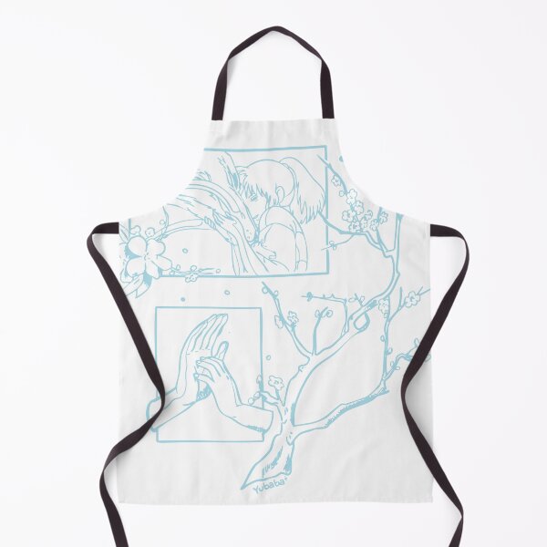 Item preview, Romantic Sky Blue Line Illustration of Chihiro and Haku | Inspired by Spirited Away designed and sold by VickyUrsini.