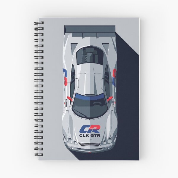 Item preview, Mercedes Benz CLK GTR Silver Arrow Top View Vector Illustration designed and sold by Motorline44.