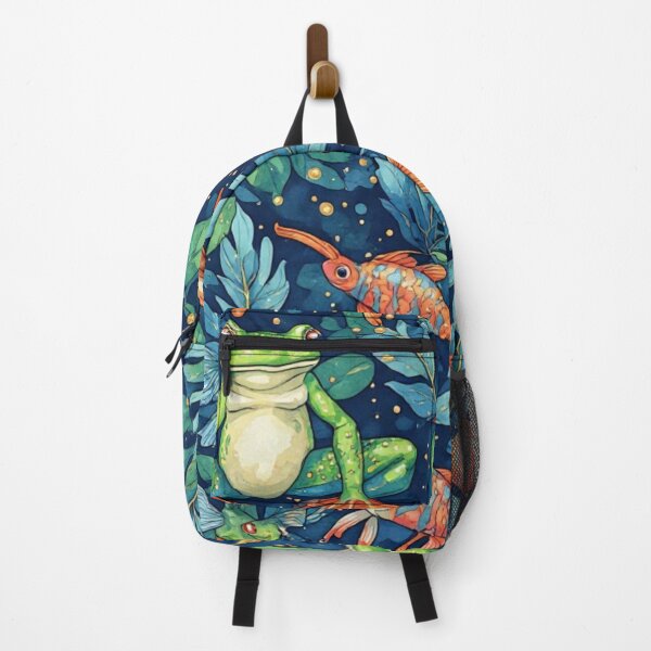 Item preview, Spotted Frogs and Golden Fish Pattern designed and sold by dcohea.