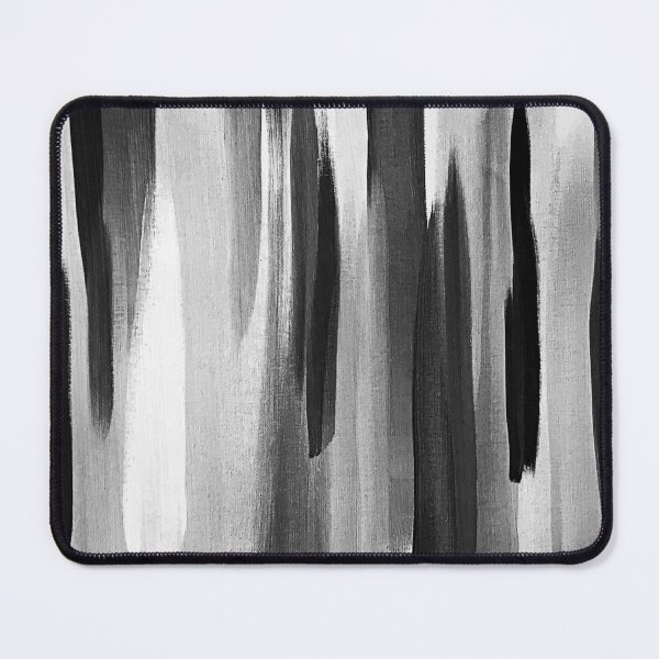 Item preview, Contemporary Modern Black, White And Gray Abstract Streaks designed and sold by DEC02.