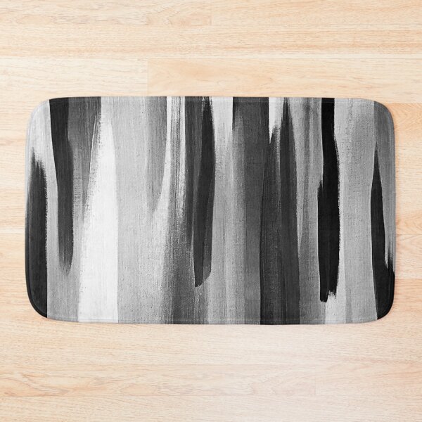 Item preview, Contemporary Modern Black, White And Gray Abstract Streaks designed and sold by DEC02.