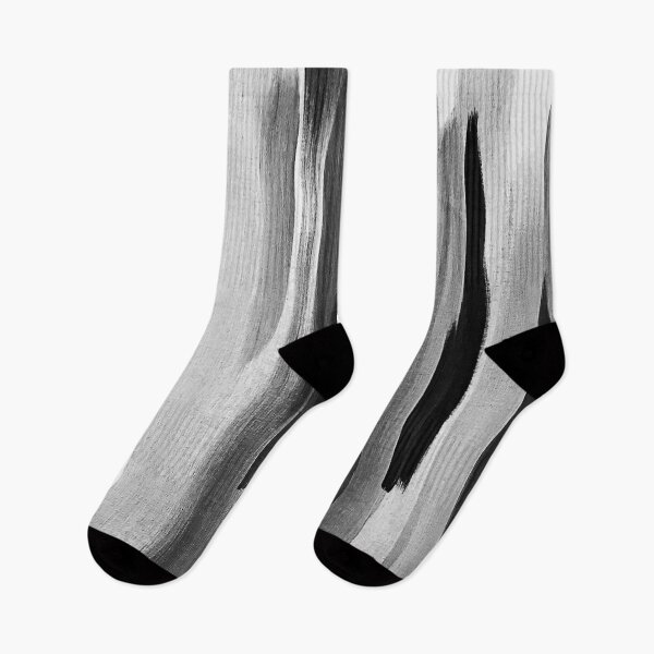 Item preview, Contemporary Modern Black, White And Gray Abstract Streaks designed and sold by DEC02.