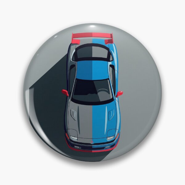 Item preview, Classic Mitsubishi 3000GT VR4 JDM Top View Vector Illustration designed and sold by Motorline44.
