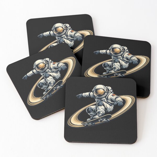Item preview, Saturn Ring Skate Astronaut designed and sold by builtforyou.