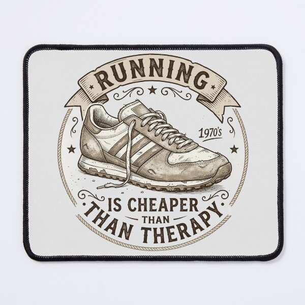 Item preview, Running On Iced Coffee And Intrusive Thoughts Skull designed and sold by Retro Mood Co.