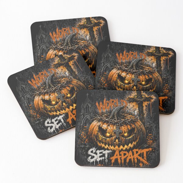 Item preview, Set Apart Christian Pumpkin Grunge Design designed and sold by ButterflyHolly Resource.