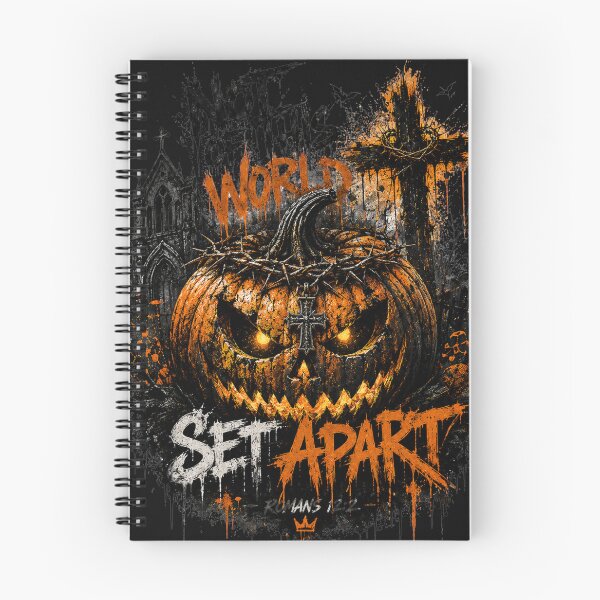Item preview, Set Apart Christian Pumpkin Grunge Design designed and sold by ButterflyHolly Resource.