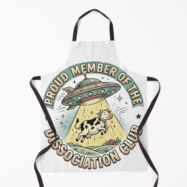 Item preview, Proud Member Of The Dissociation Club UFO Abduction designed and sold by Retro Mood Co.